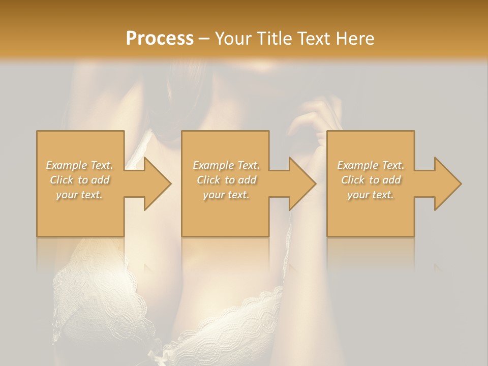 Human Posing Glamour PowerPoint Template