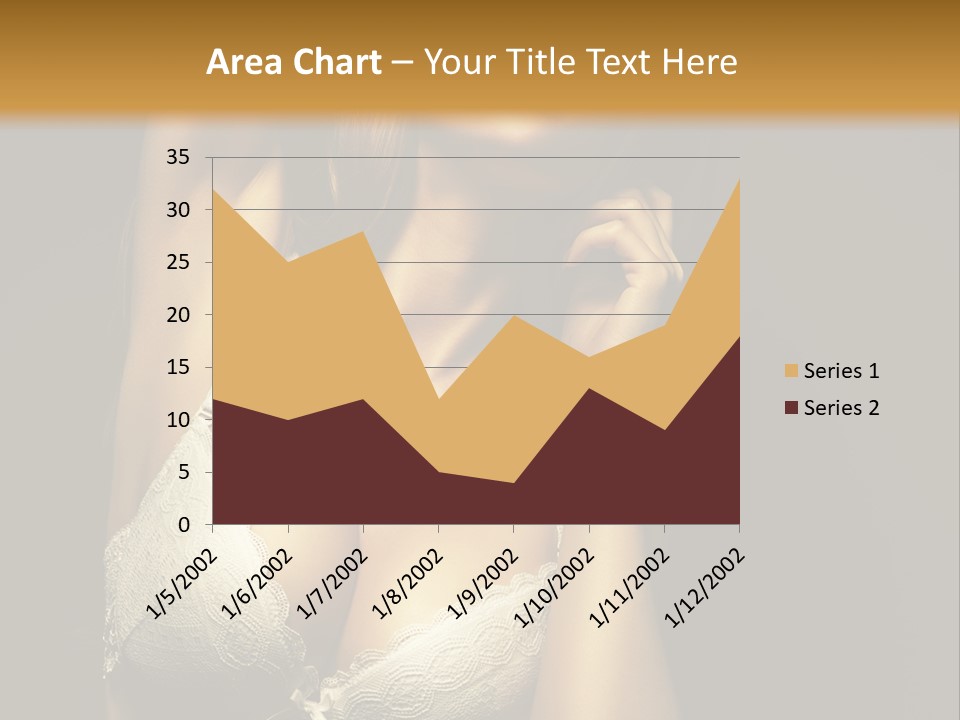 Human Posing Glamour PowerPoint Template