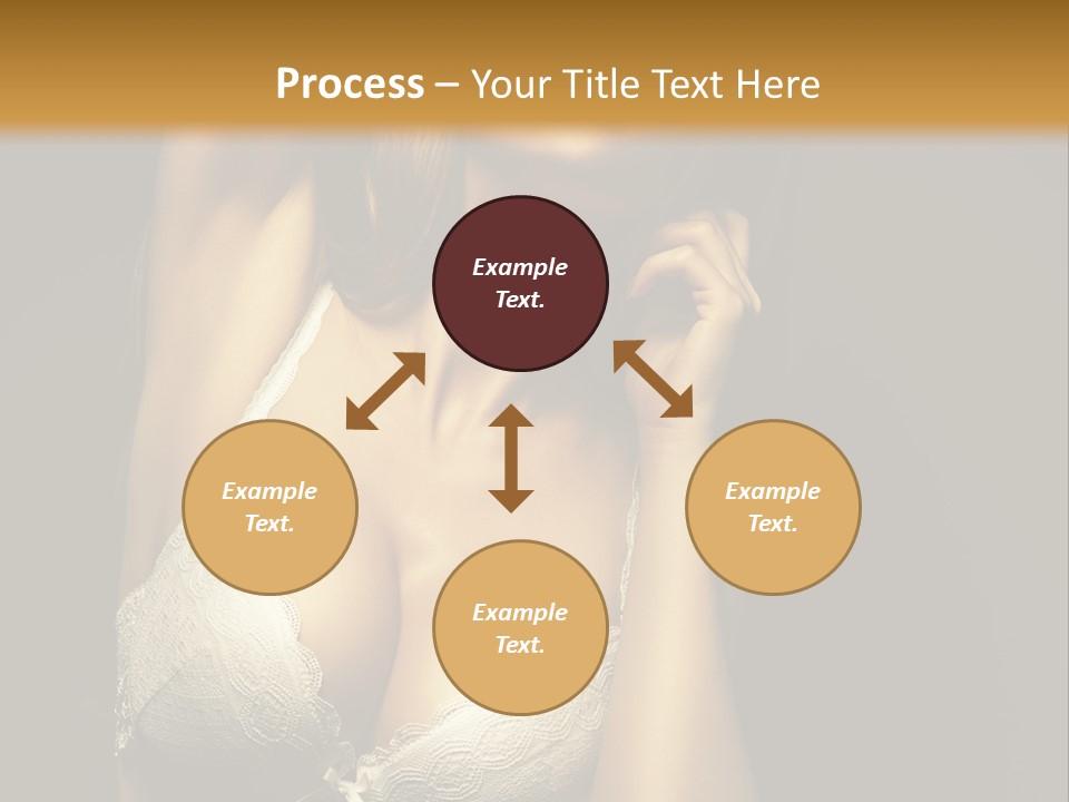 Human Posing Glamour PowerPoint Template