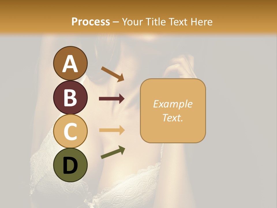 Human Posing Glamour PowerPoint Template