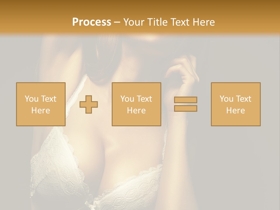 Human Posing Glamour PowerPoint Template