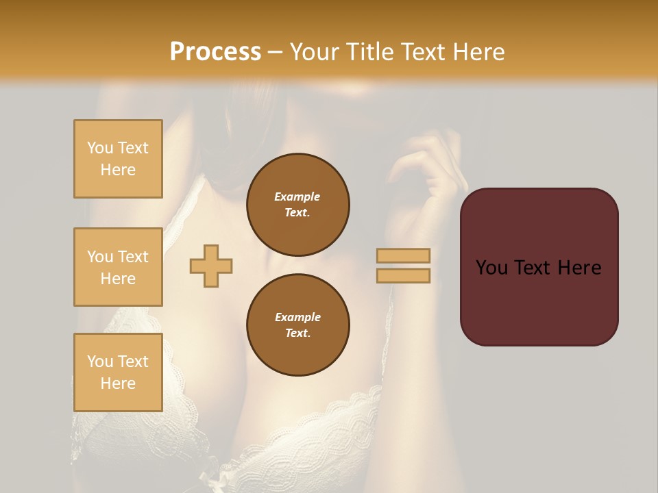 Human Posing Glamour PowerPoint Template
