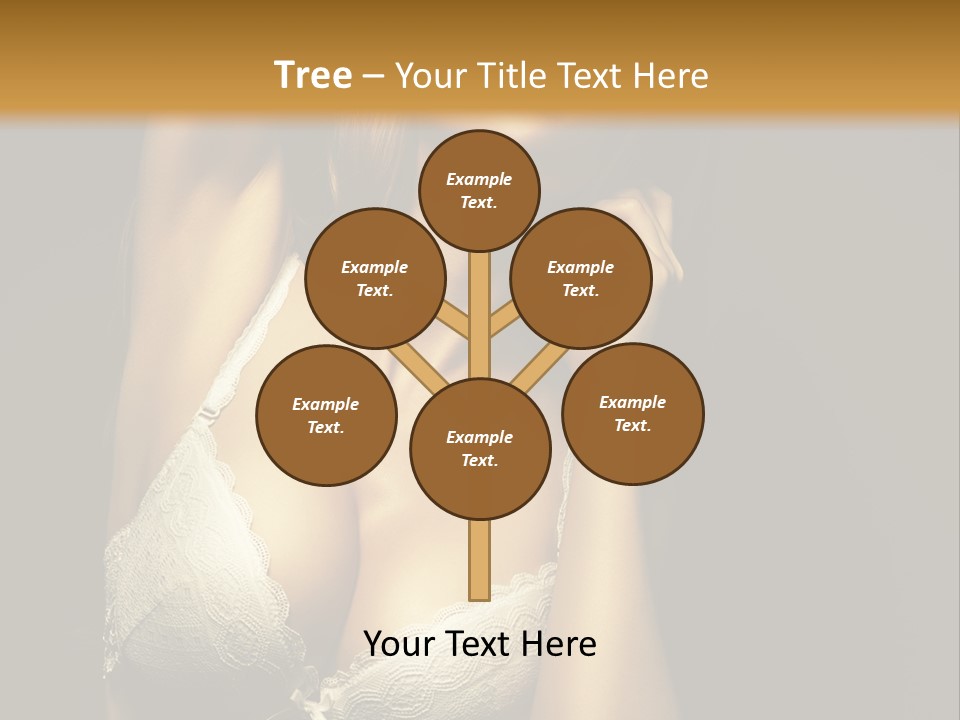 Human Posing Glamour PowerPoint Template