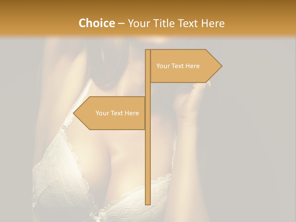 Human Posing Glamour PowerPoint Template