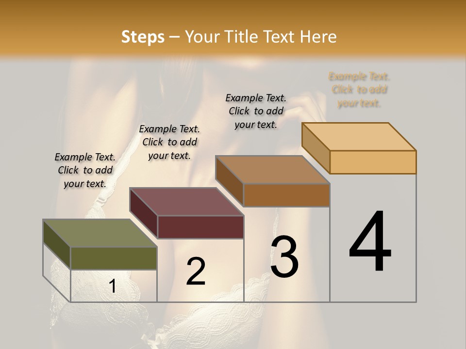 Human Posing Glamour PowerPoint Template