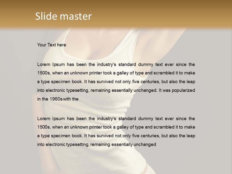 Glamour Fashion Lingerie PowerPoint Template