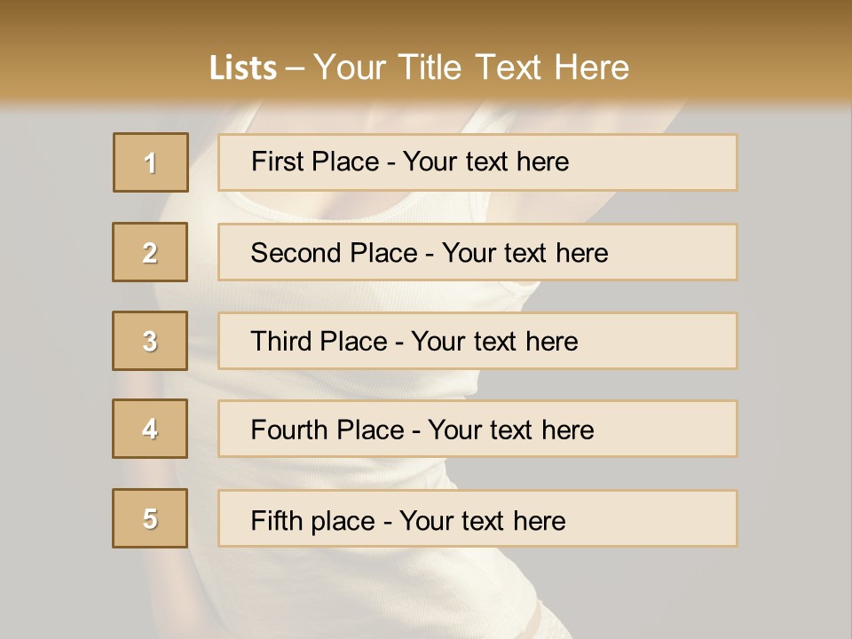 Glamour Fashion Lingerie PowerPoint Template