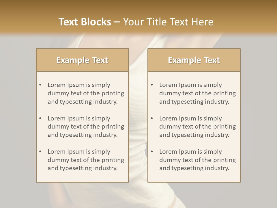 Glamour Fashion Lingerie PowerPoint Template