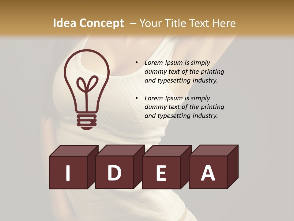 Glamour Fashion Lingerie PowerPoint Template