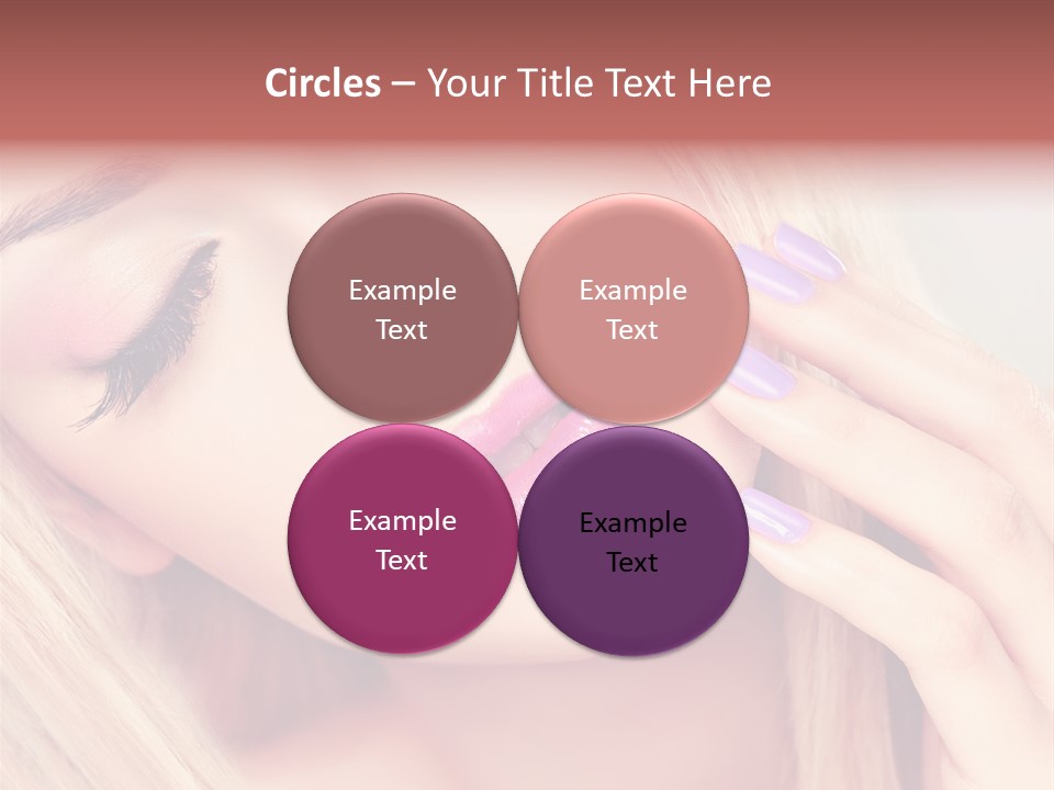 Fashion Hair Style PowerPoint Template