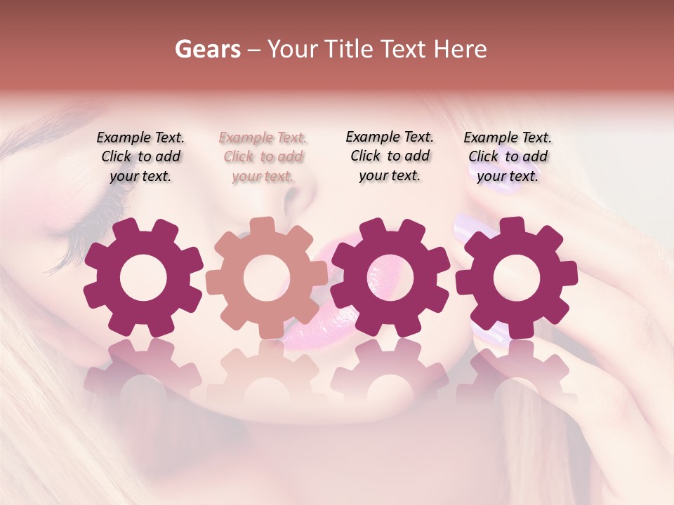 Fashion Hair Style PowerPoint Template