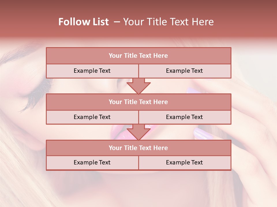 Fashion Hair Style PowerPoint Template