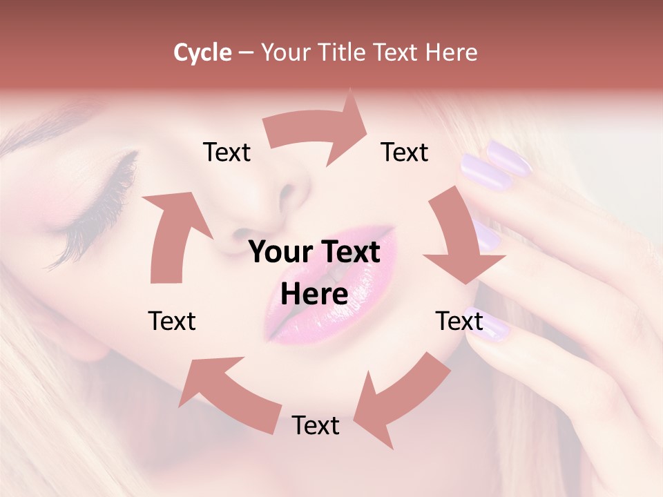 Fashion Hair Style PowerPoint Template