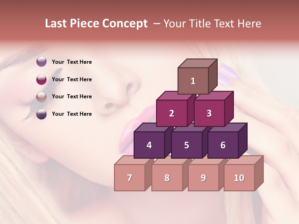 Fashion Hair Style PowerPoint Template