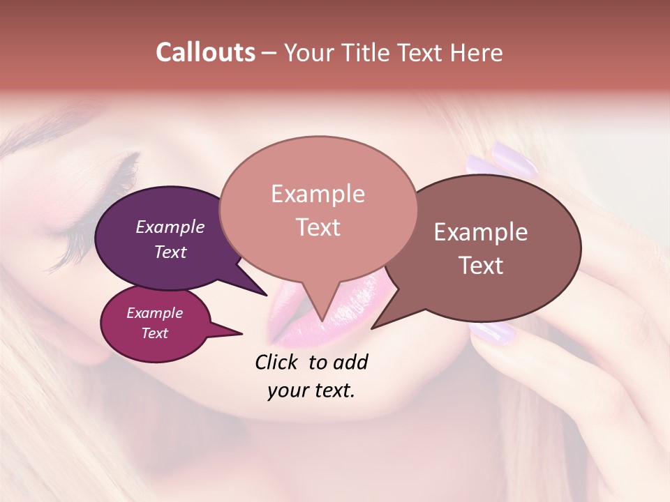 Fashion Hair Style PowerPoint Template