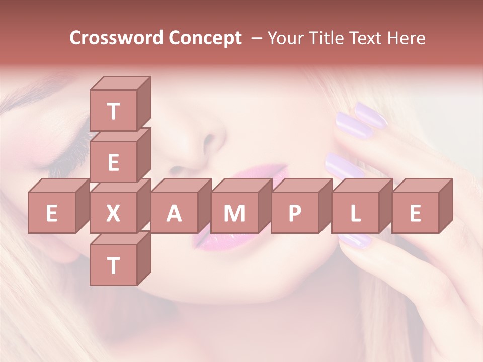 Fashion Hair Style PowerPoint Template