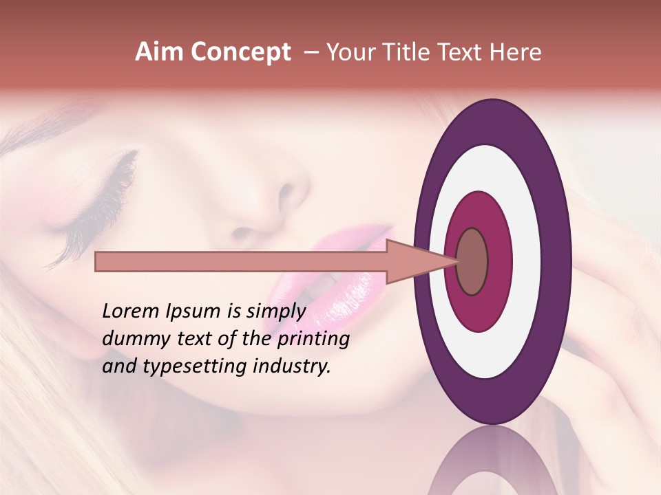 Fashion Hair Style PowerPoint Template