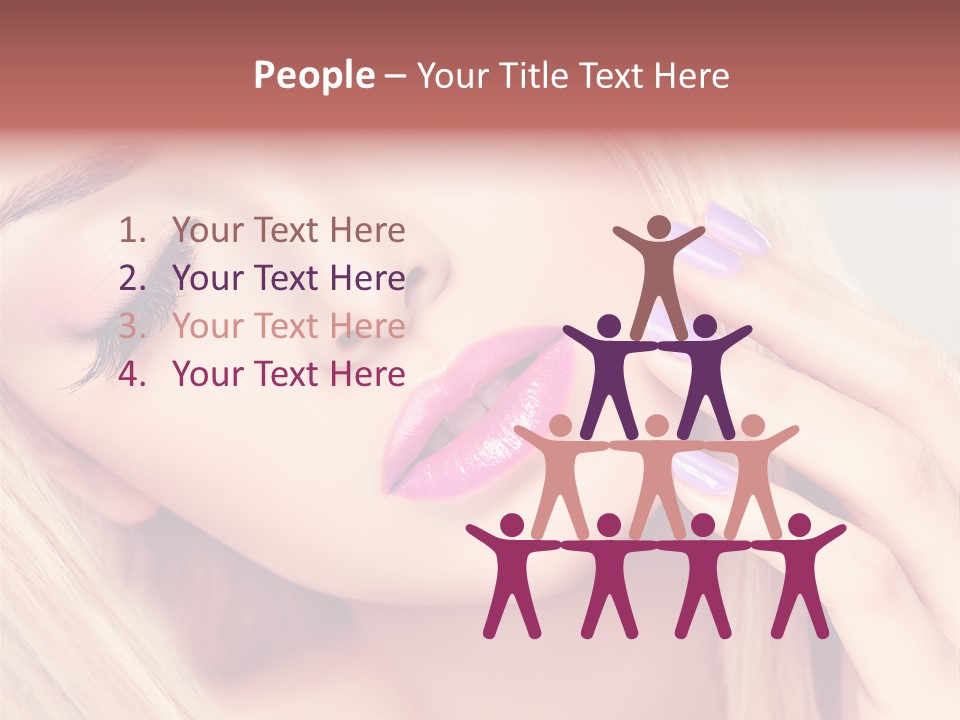 Fashion Hair Style PowerPoint Template