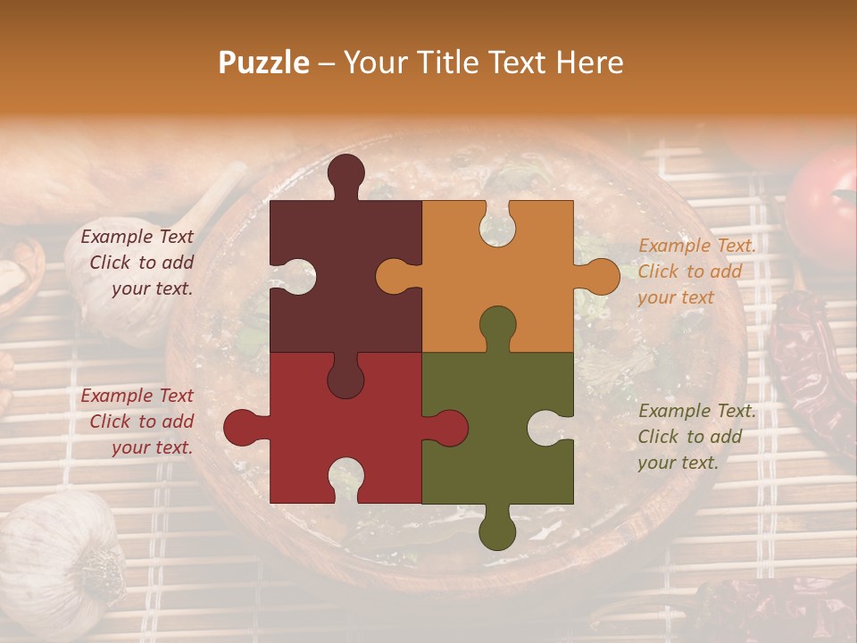 Rice Soup Caucasian PowerPoint Template