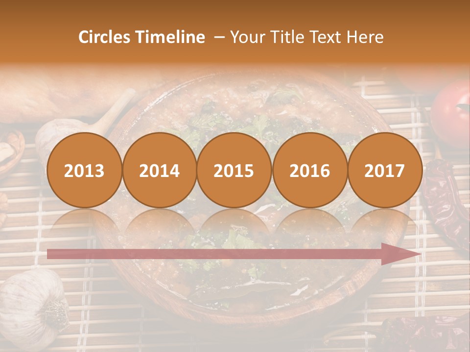 Rice Soup Caucasian PowerPoint Template