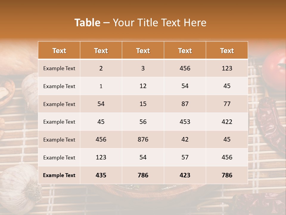 Rice Soup Caucasian PowerPoint Template