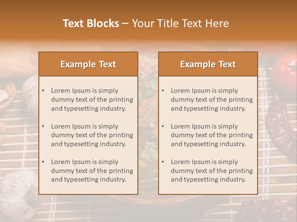 Rice Soup Caucasian PowerPoint Template