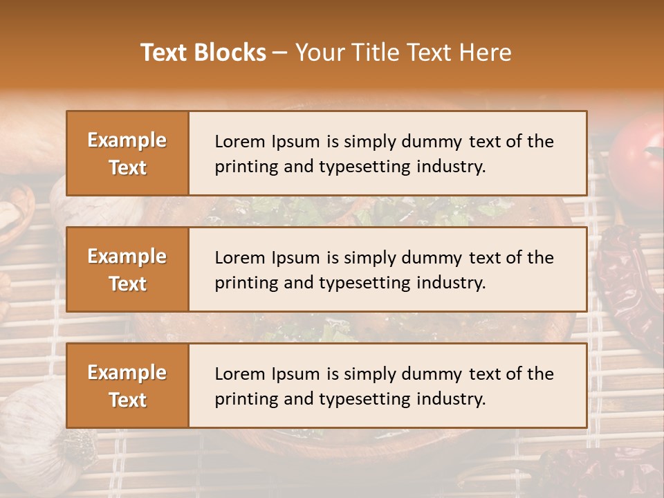 Rice Soup Caucasian PowerPoint Template