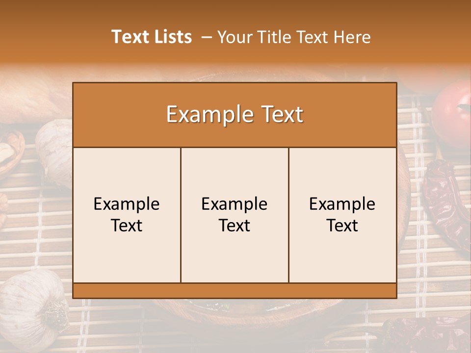 Rice Soup Caucasian PowerPoint Template