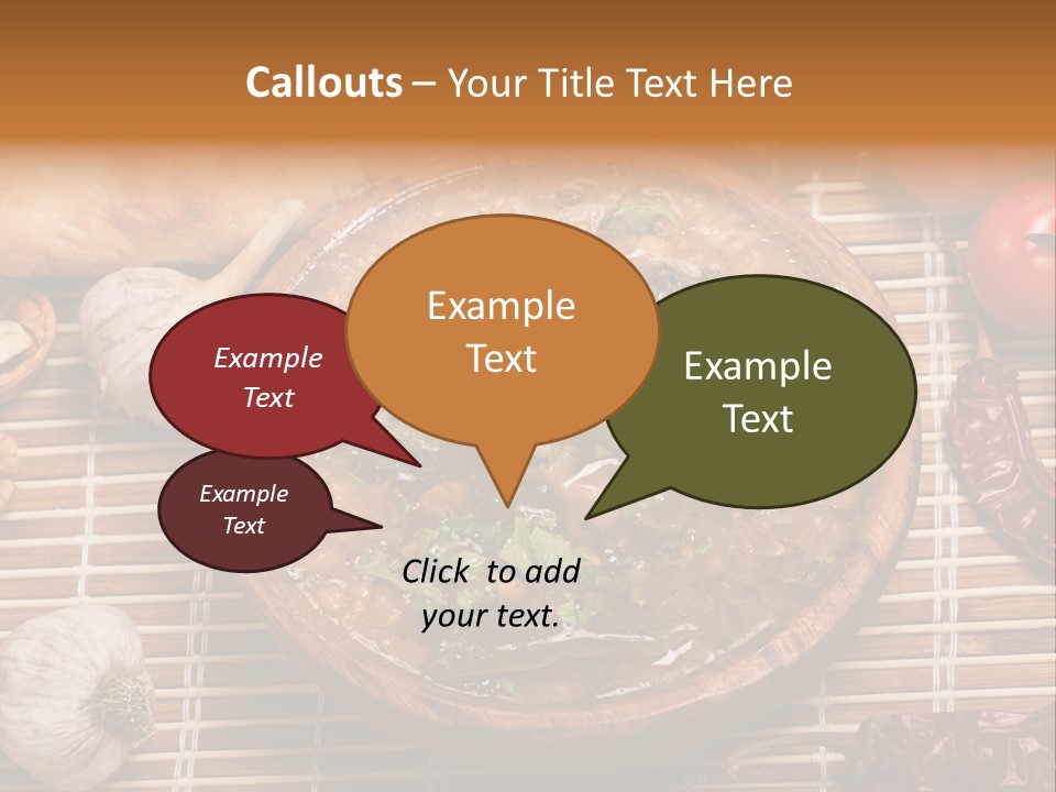 Rice Soup Caucasian PowerPoint Template