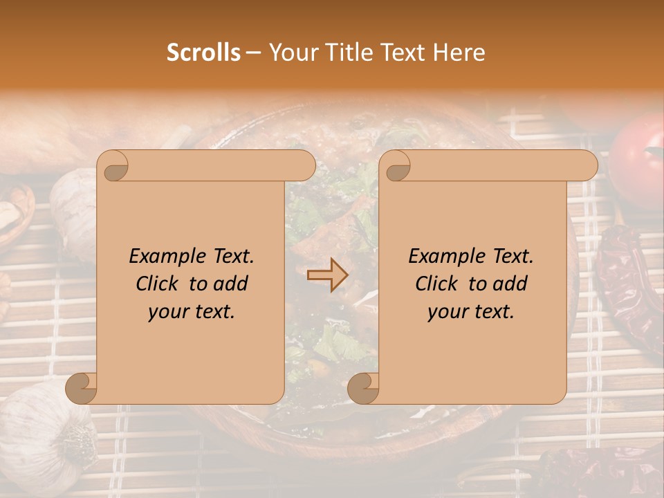 Rice Soup Caucasian PowerPoint Template