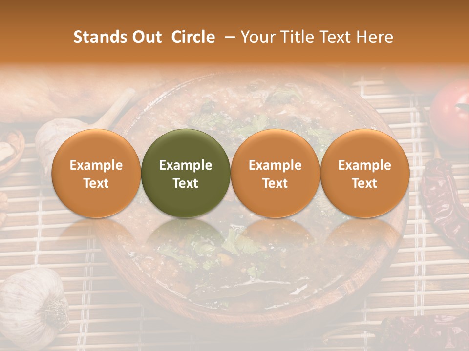 Rice Soup Caucasian PowerPoint Template