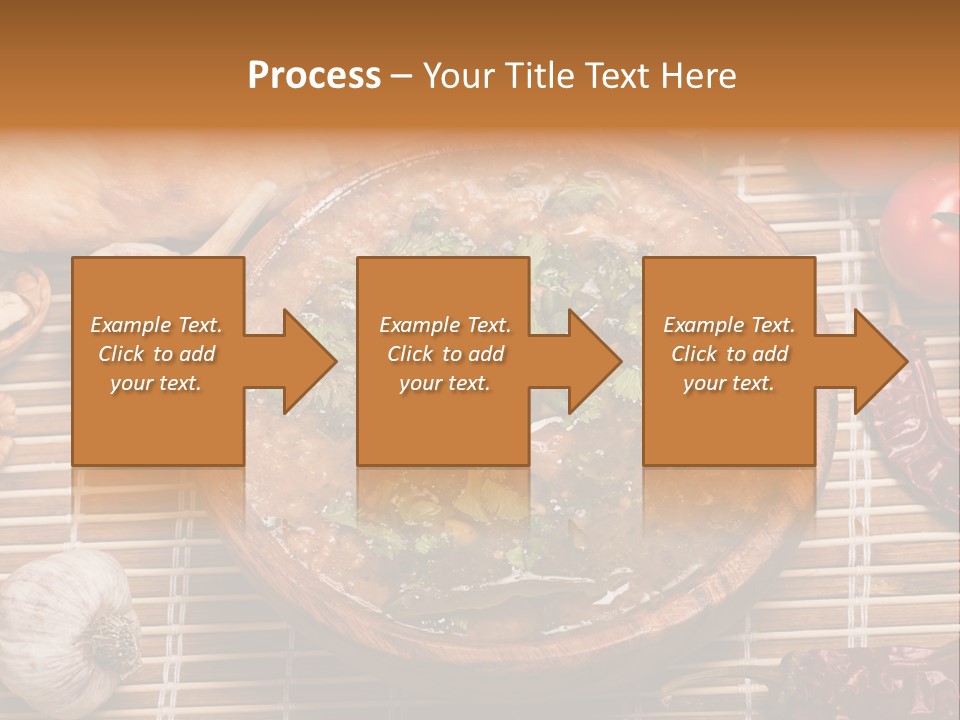 Rice Soup Caucasian PowerPoint Template