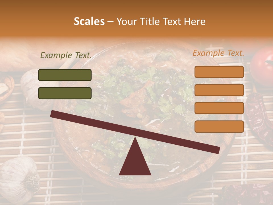 Rice Soup Caucasian PowerPoint Template