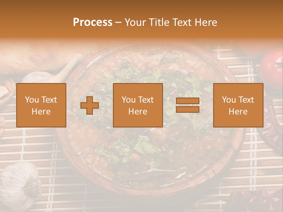 Rice Soup Caucasian PowerPoint Template