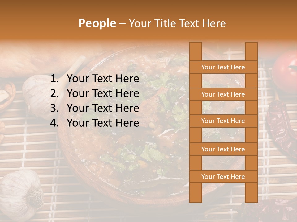 Rice Soup Caucasian PowerPoint Template