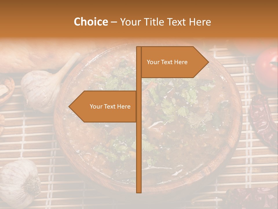 Rice Soup Caucasian PowerPoint Template