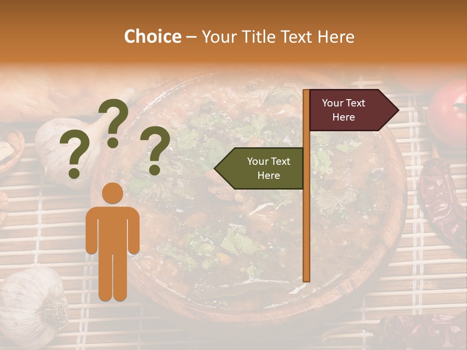 Rice Soup Caucasian PowerPoint Template