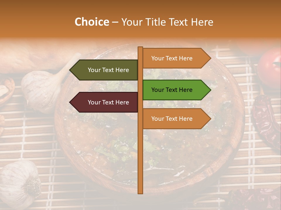 Rice Soup Caucasian PowerPoint Template