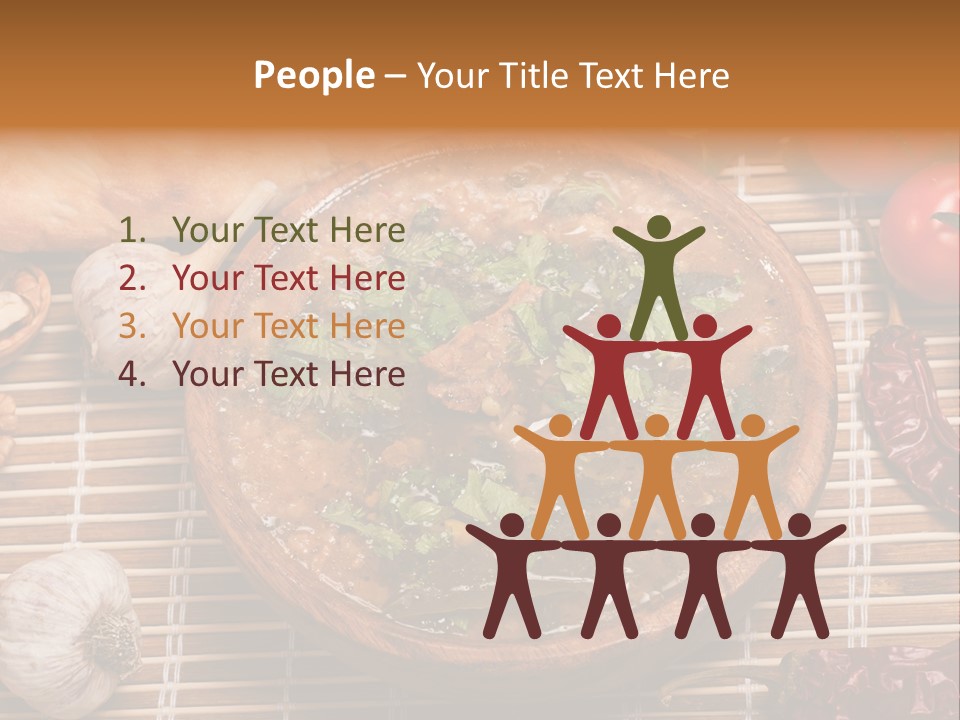 Rice Soup Caucasian PowerPoint Template