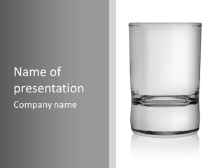 Alcohol Isolated White PowerPoint Template