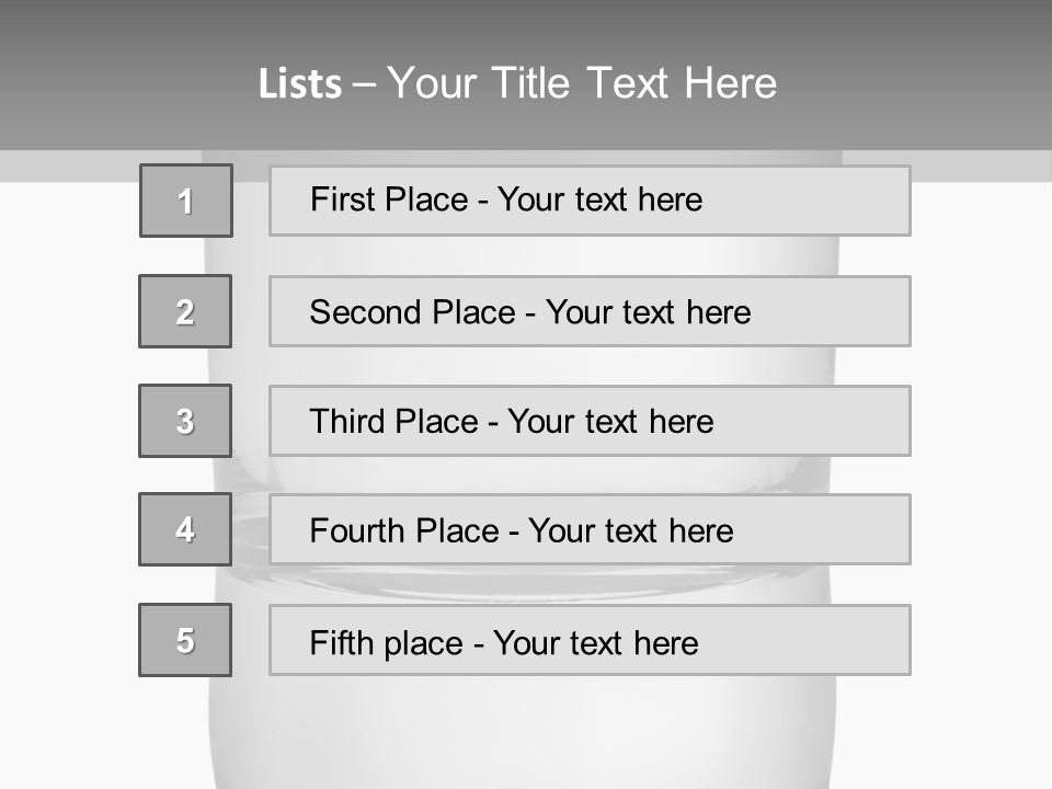 Alcohol Isolated White PowerPoint Template
