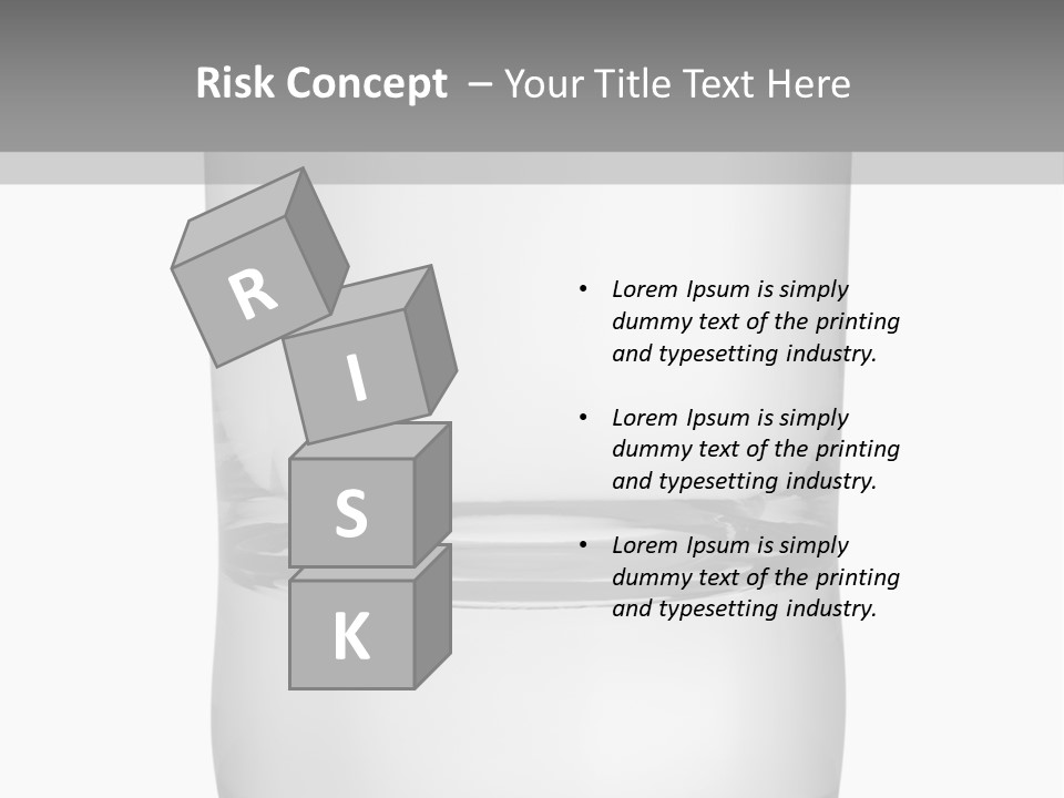 Alcohol Isolated White PowerPoint Template