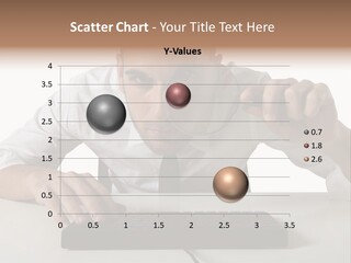 Man Magnification Information PowerPoint Template