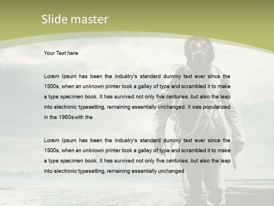 Busy Apocalypse Unpleasant Smell PowerPoint Template