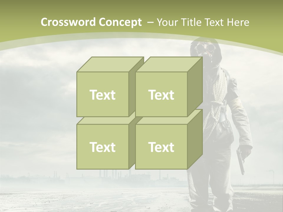 Busy Apocalypse Unpleasant Smell PowerPoint Template