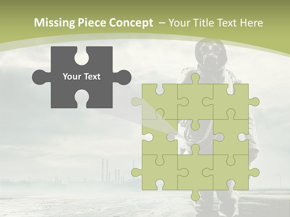 Busy Apocalypse Unpleasant Smell PowerPoint Template