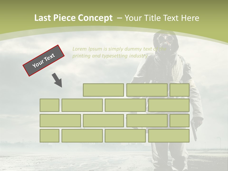 Busy Apocalypse Unpleasant Smell PowerPoint Template