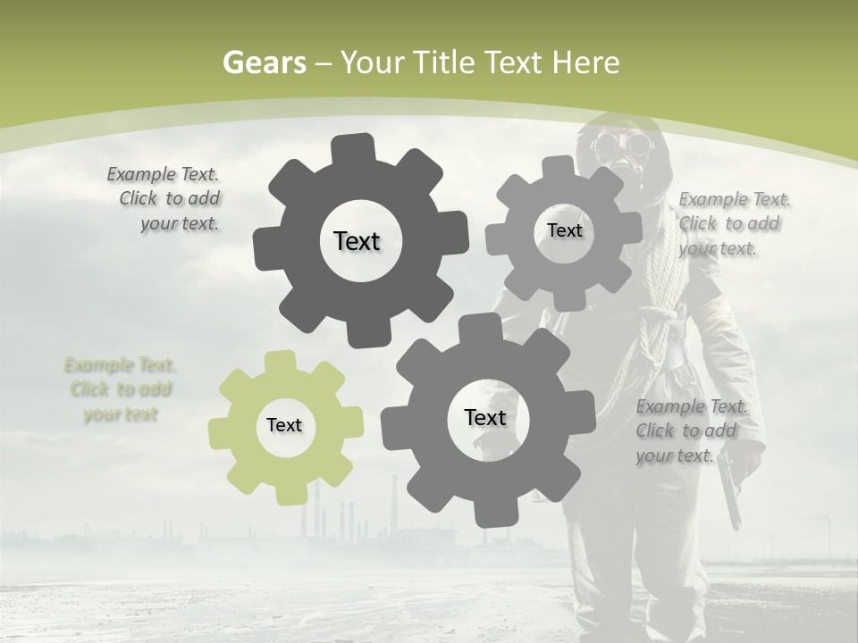 Busy Apocalypse Unpleasant Smell PowerPoint Template