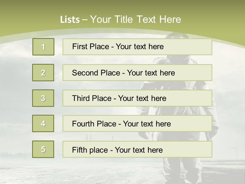 Busy Apocalypse Unpleasant Smell PowerPoint Template