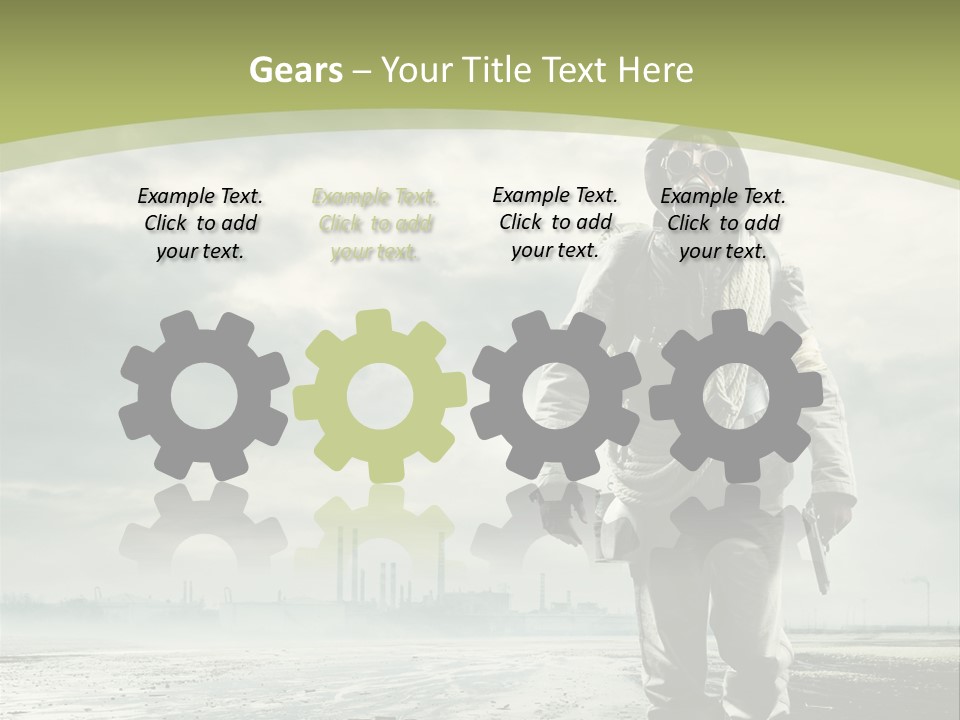 Busy Apocalypse Unpleasant Smell PowerPoint Template